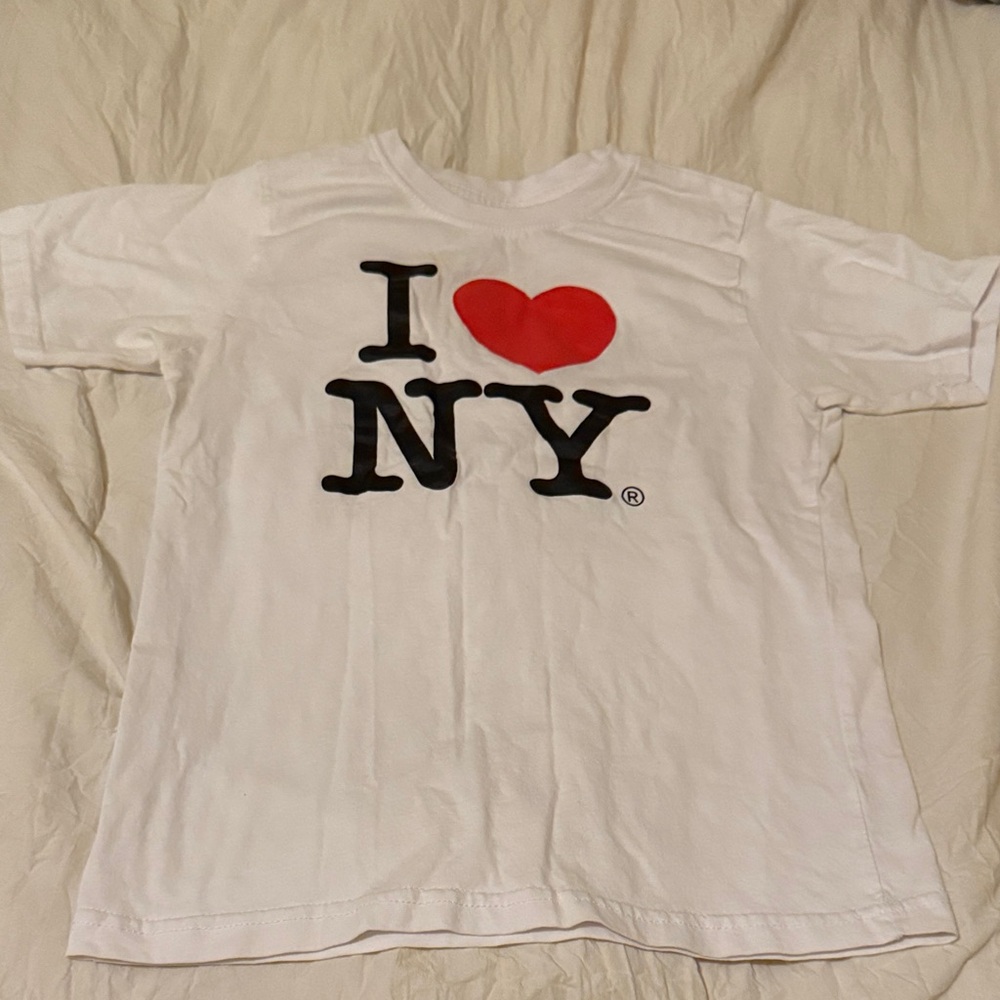 White 'I Love NY' Kids T-Shirt